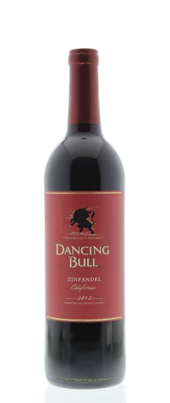 Dancing Bull Zinfandel 2012 Front Bottle Shot