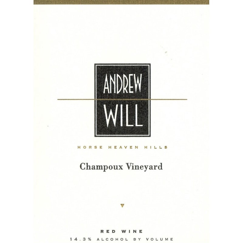 Andrew Will Winery Champoux Red Blend 2001 Front Label