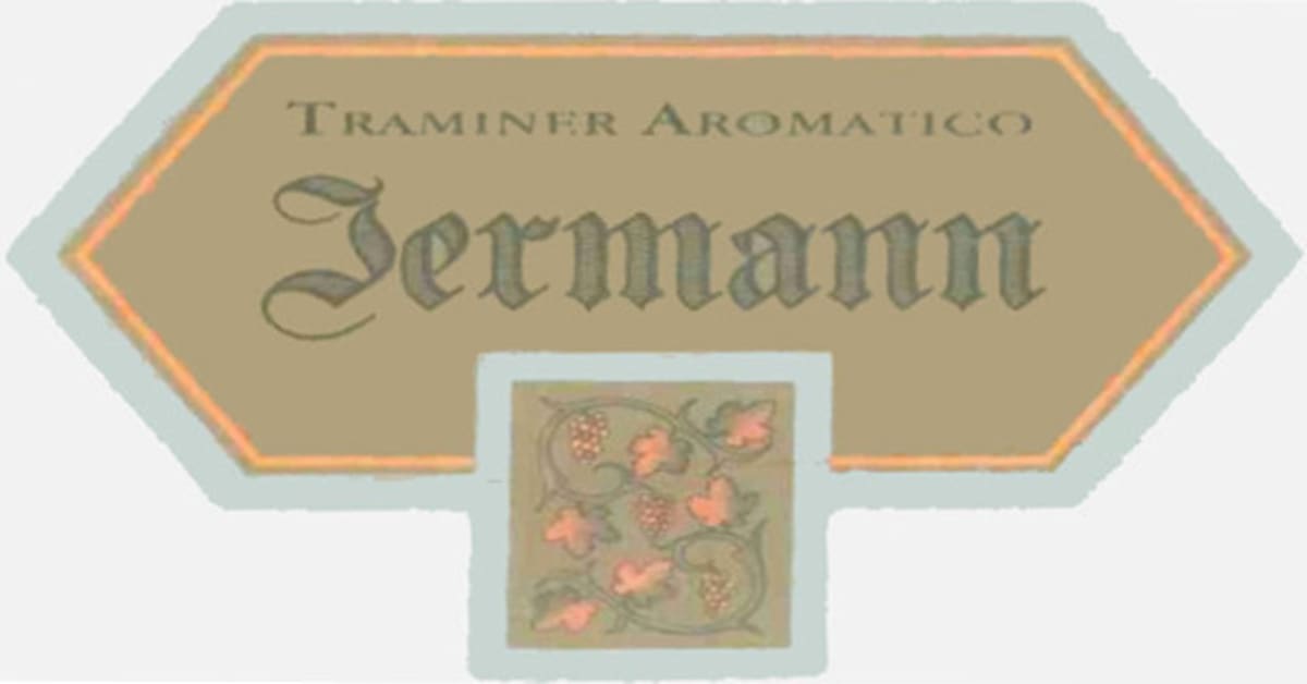 Jermann Traminer Aromatico 2015 Front Label