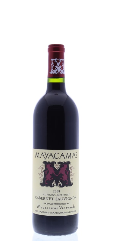 Mayacamas Cabernet Sauvignon 2008 Front Bottle Shot