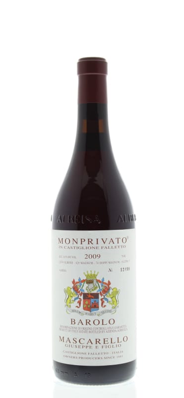 Giuseppe Mascarello Monprivato Barolo 2009 Front Bottle Shot