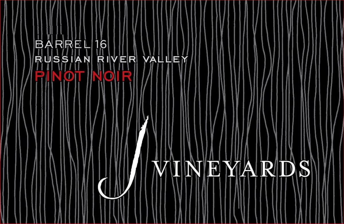 J Vineyards Barrel 16 Pinot Noir 2009 Front Label
