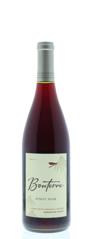 Bonterra Organically Grown Pinot Noir 2011 Front Bottle Shot