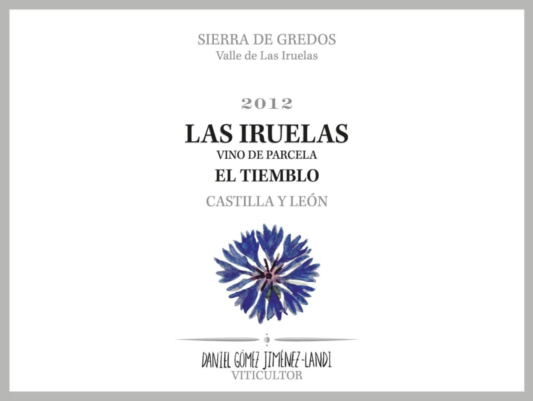 Bodegas Jimenez Landi El Tiemblo Las Iruelas 2012 Front Label