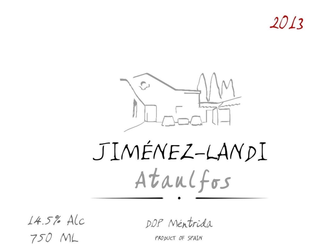 Bodegas Jimenez Landi Ataulfos 2013 Front Label