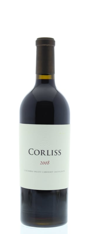 Corliss Cabernet Sauvignon 2008 Front Bottle Shot