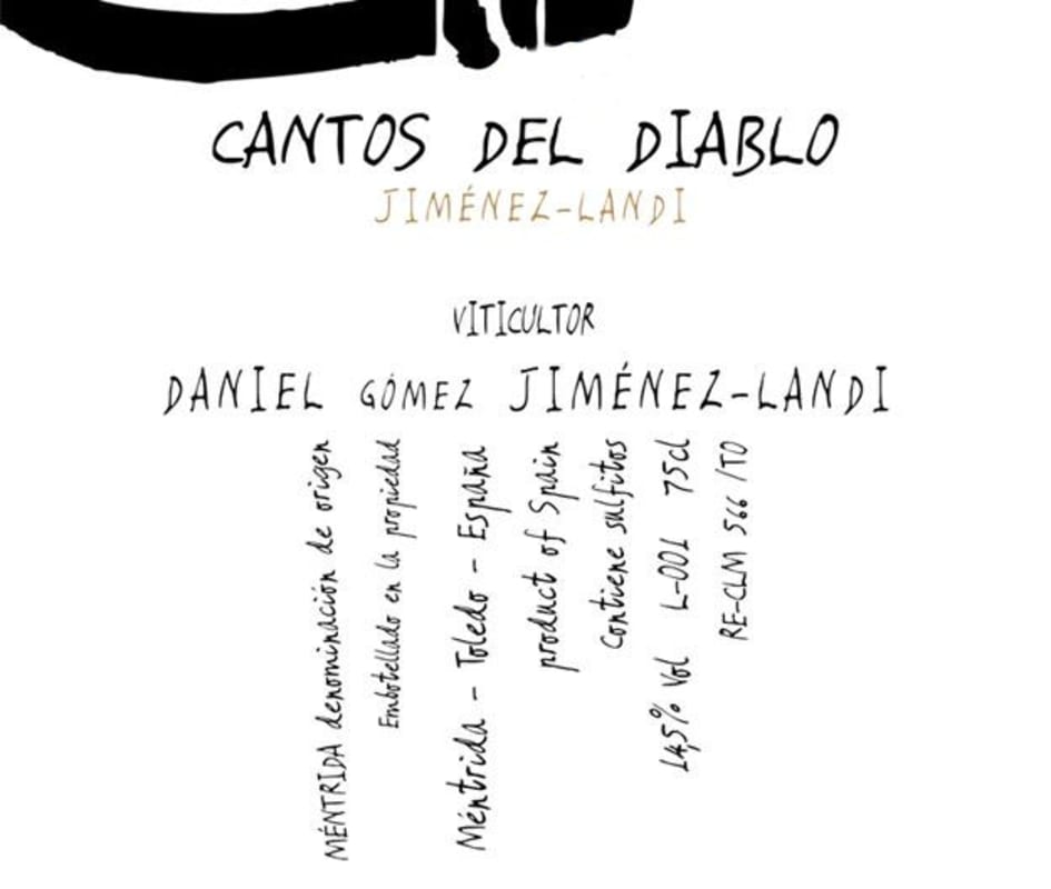 Bodegas Jimenez Landi Cantos del Diablo 2008 Front Label
