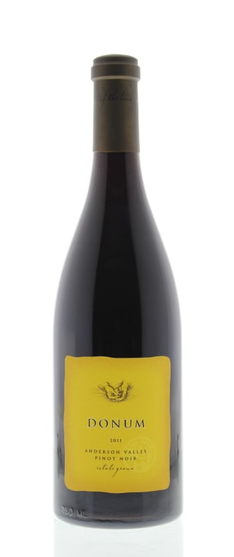 Donum Anderson Valley Estate Pinot Noir 2011 Front Bottle Shot