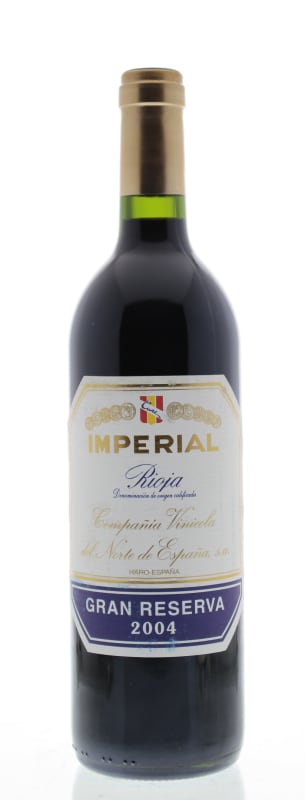 CVNE Imperial Gran Reserva Rioja 2004 Front Bottle Shot