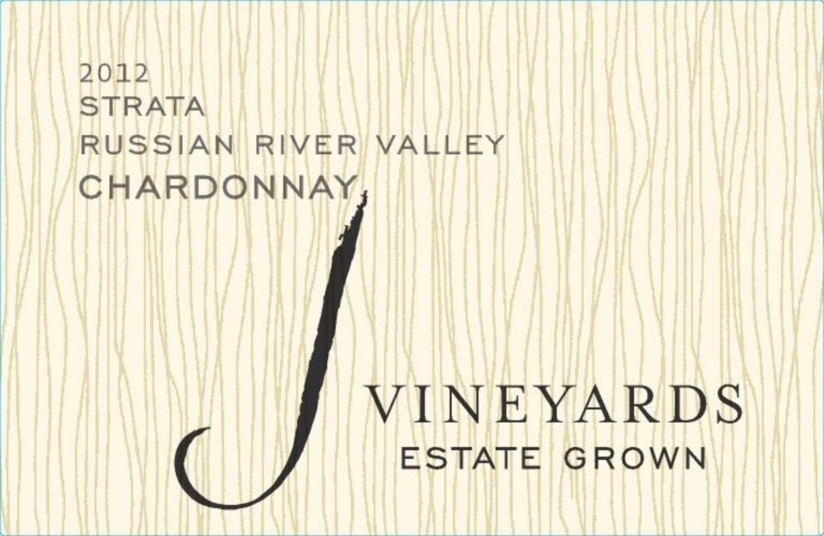 J Vineyards Strata Chardonnay 2012 Front Label