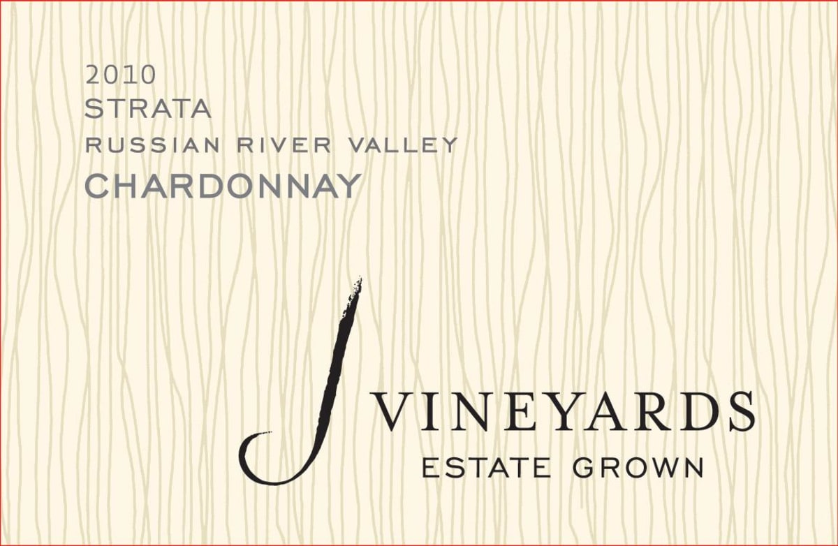 J Vineyards Strata Chardonnay 2010 Front Label