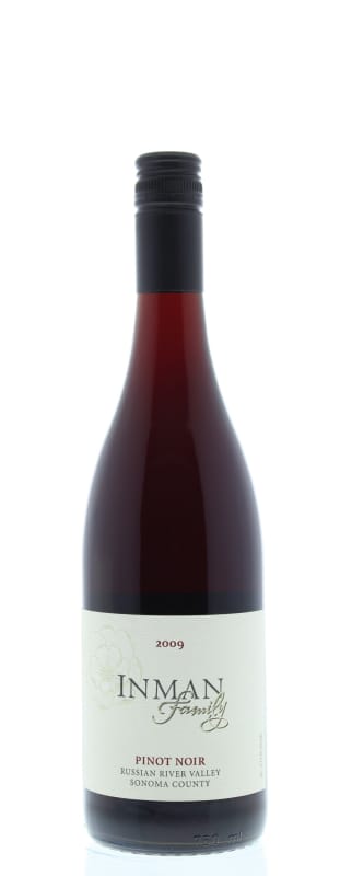 Inman Family Russian River Pinot Noir 2009 Front Bottle Shot