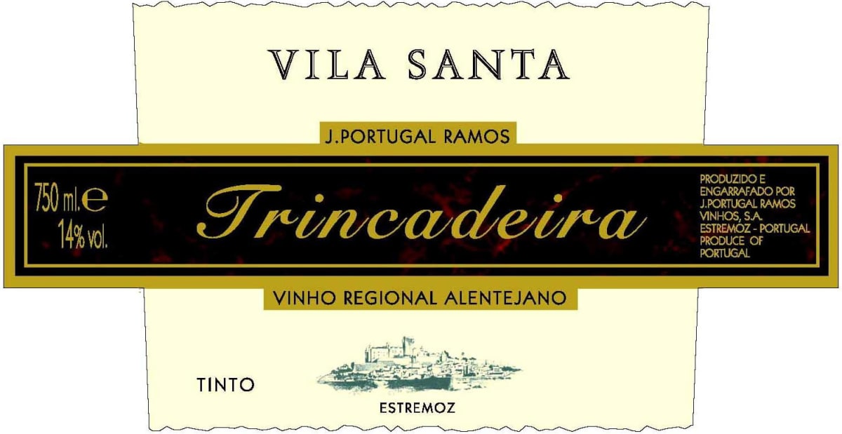 Joao Portugal Ramos Vila Santa Trincadeira Tinto 2013 Front Label