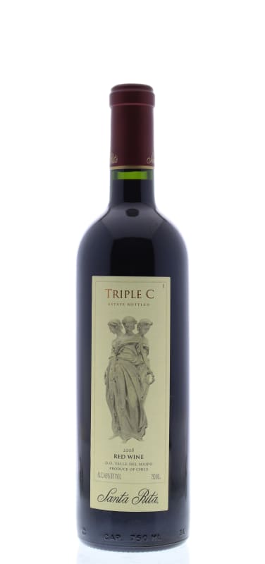 Santa Rita Triple C 2008 Front Bottle Shot