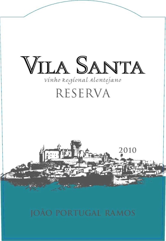 Joao Portugal Ramos Vila Santa Reserva Branco 2010 Front Label