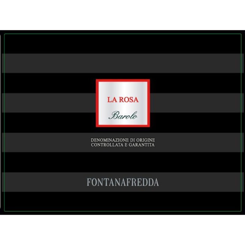 Fontanafredda La Rosa Barolo 2008 Front Label