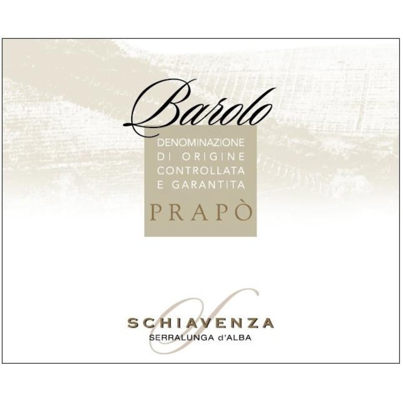 Schiavenza Barolo Prapo 2008 Front Label