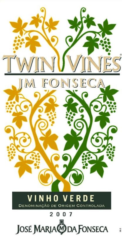 Jose Maria Da Fonseca Twin Vines 2007 Front Label