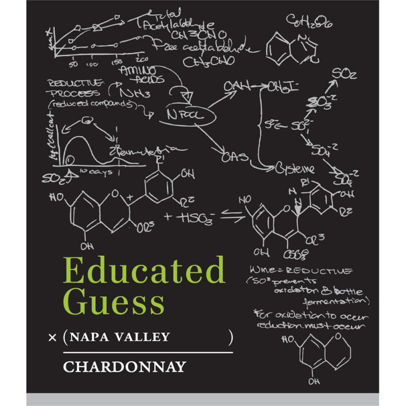 Roots Run Deep Educated Guess Chardonnay 2012 Front Label