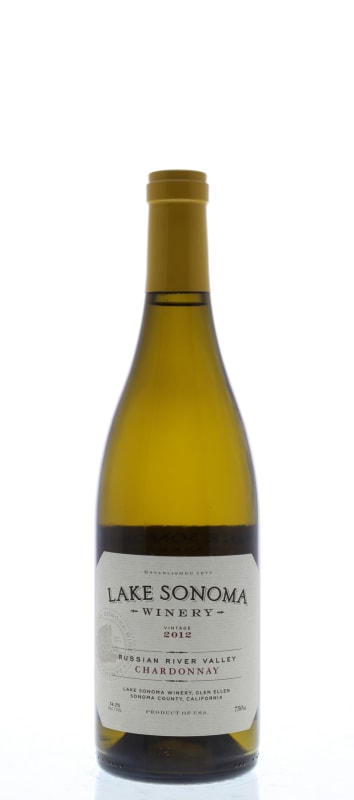 Lake Sonoma Winery Russian River Chardonnay 2012 Front Bottle Shot