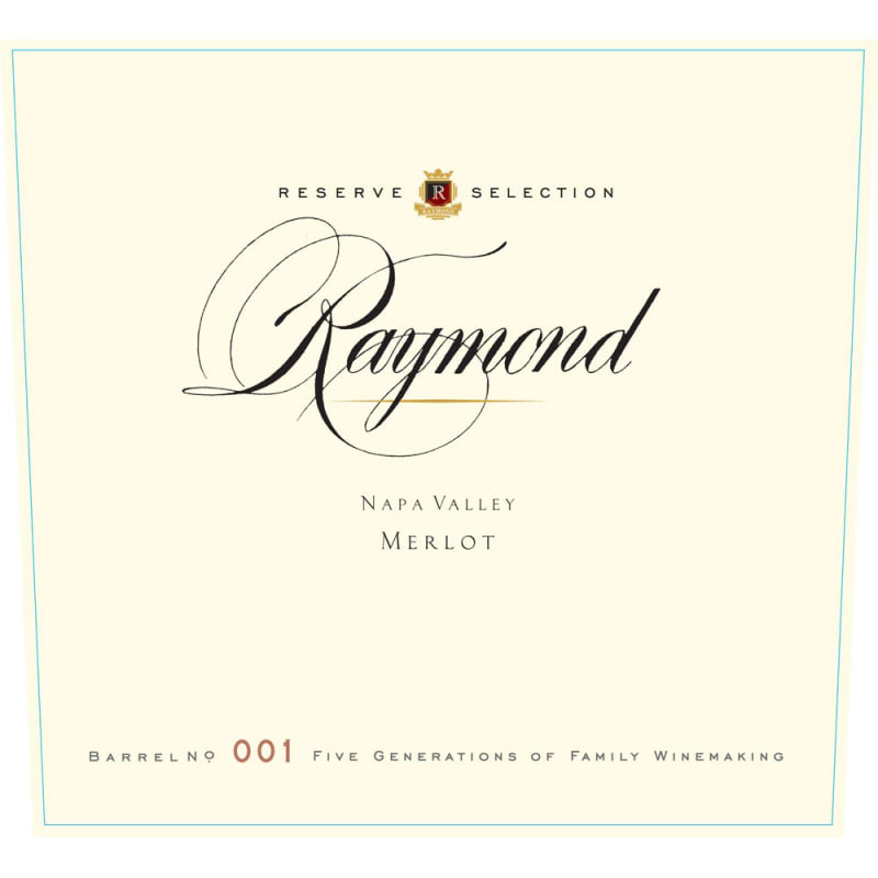 Raymond Reserve Selection Merlot 2011 Front Label