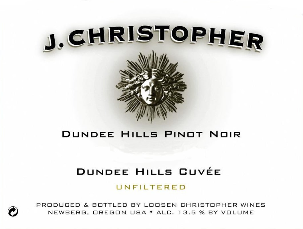 J. Christopher Dundee Hills Cuvee Pinot Noir 2011 Front Label