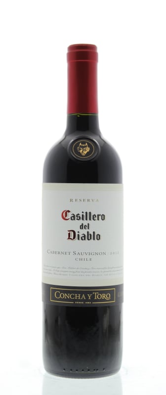 Casillero del Diablo Cabernet Sauvignon 2012 Front Bottle Shot