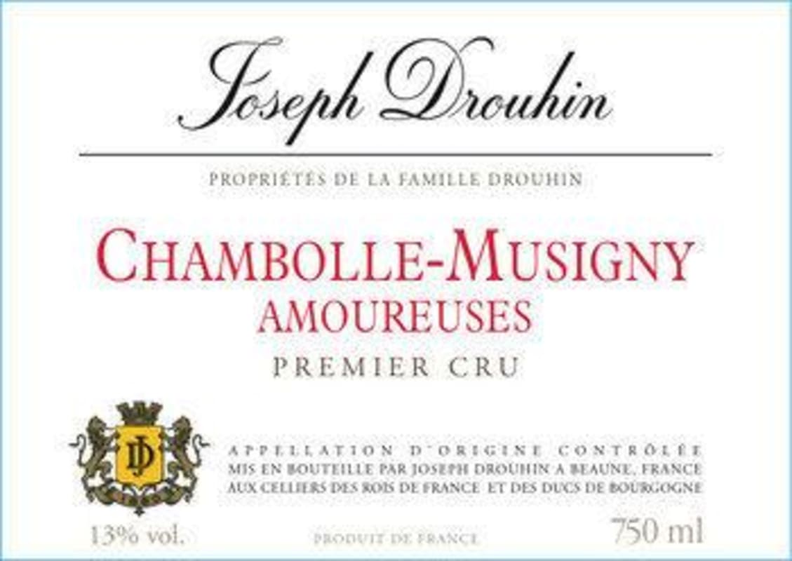 Joseph Drouhin Chambolle-Musigny Amoureuses Premier Cru 2011 Front Label