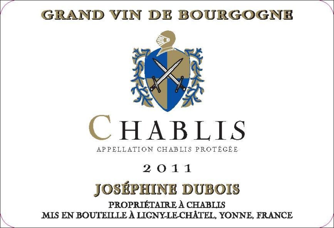 Josephine Dubois Chablis 2011 Front Label
