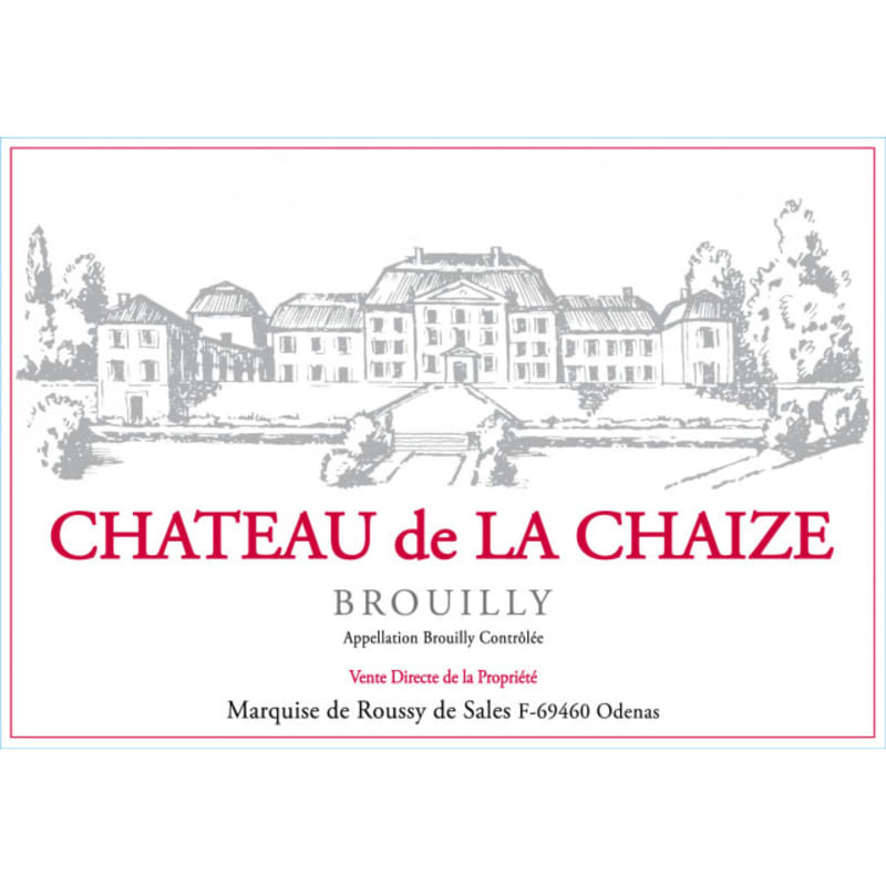 Chateau de la Chaize Brouilly 2011 Front Label