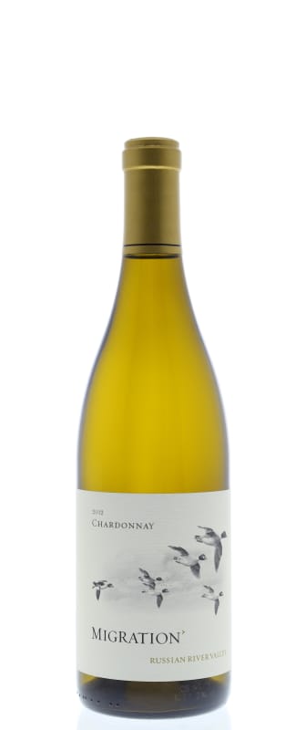 Migration Russian River Chardonnay 2012 Front Bottle Shot