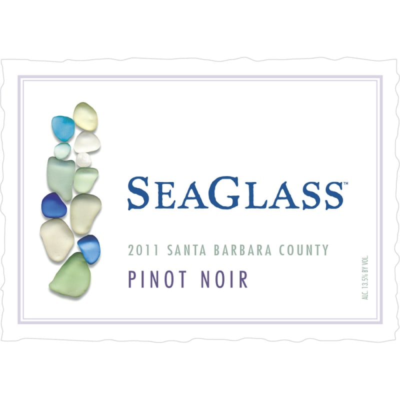 SeaGlass Pinot Noir 2011 Front Label