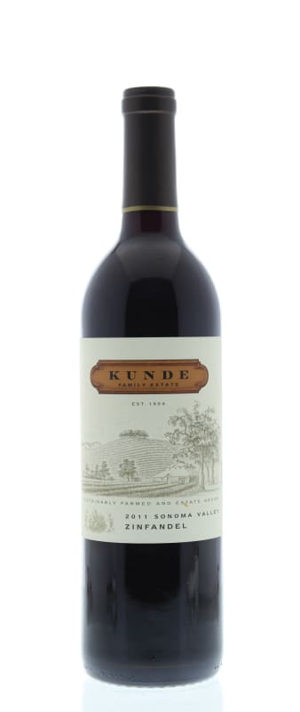 Kunde Estate Zinfandel 2011 Front Bottle Shot