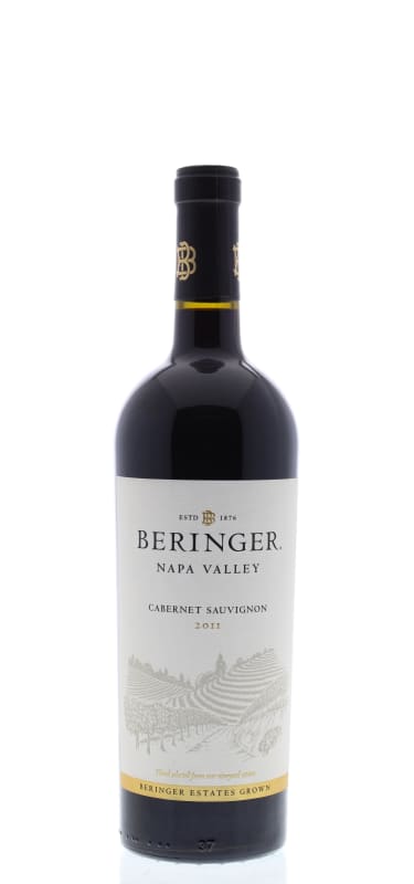 Beringer Napa Valley Cabernet Sauvignon 2011 Front Bottle Shot