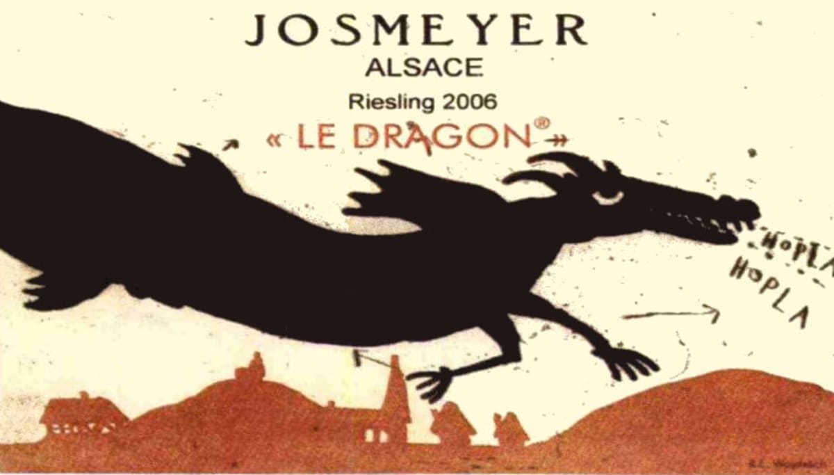 Josmeyer Le Dragon Riesling 2006 Front Label