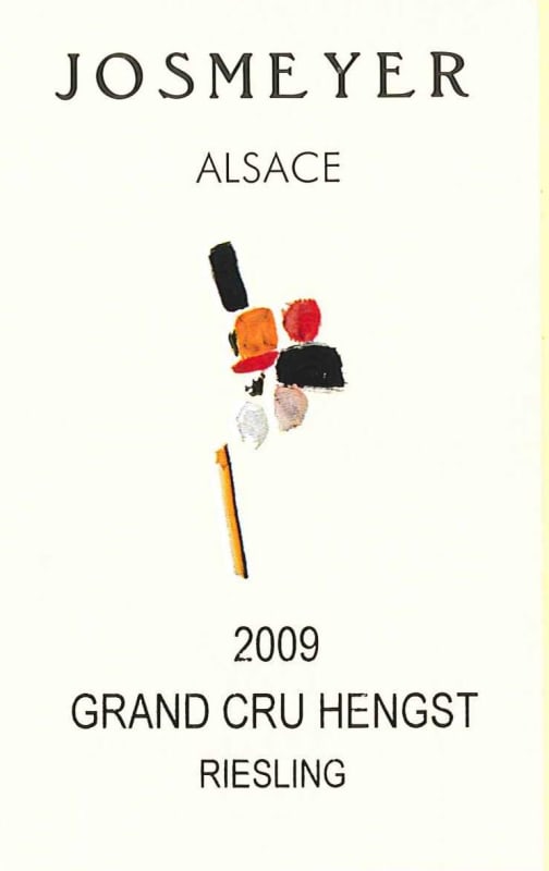 Josmeyer Riesling Grand Cru Hengst 2009 Front Label