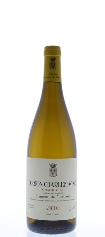 Bonneau du Martray Corton-Charlemagne Grand Cru 2010 Front Bottle Shot