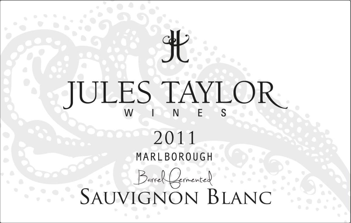 Jules Taylor Barrel Fermented Sauvignon Blanc 2011 Front Label