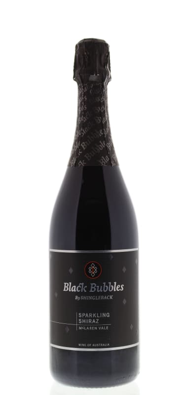 Shingleback Black Bubbles Sparkling Shiraz Front Bottle Shot
