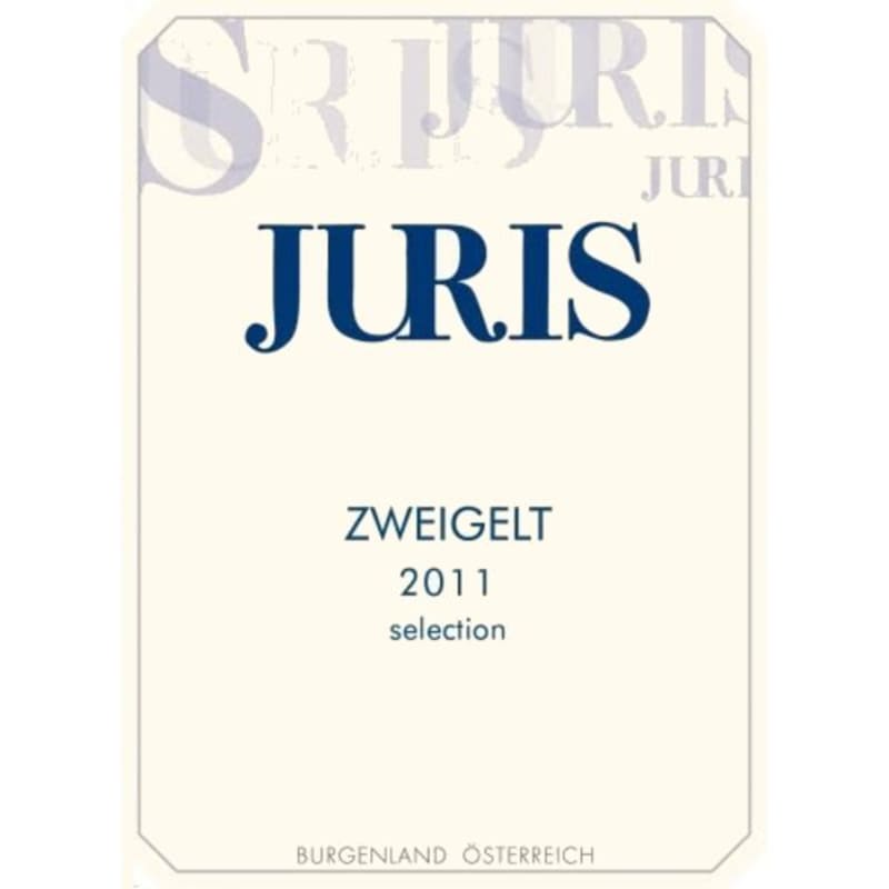 Juris Selection Zweigelt 2011 Front Label