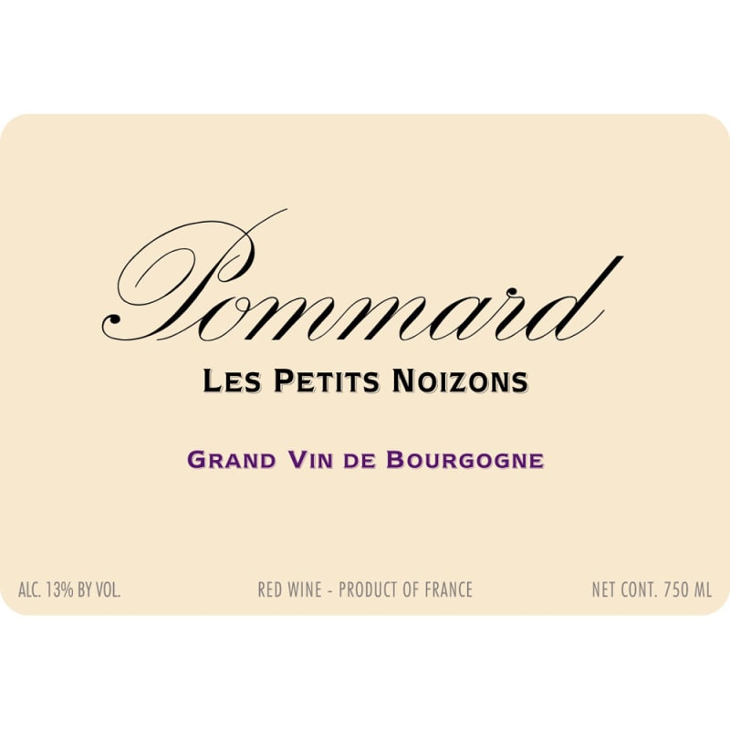 Domaine de la Vougeraie Pommard Les Petits Noizons 2011 Front Label