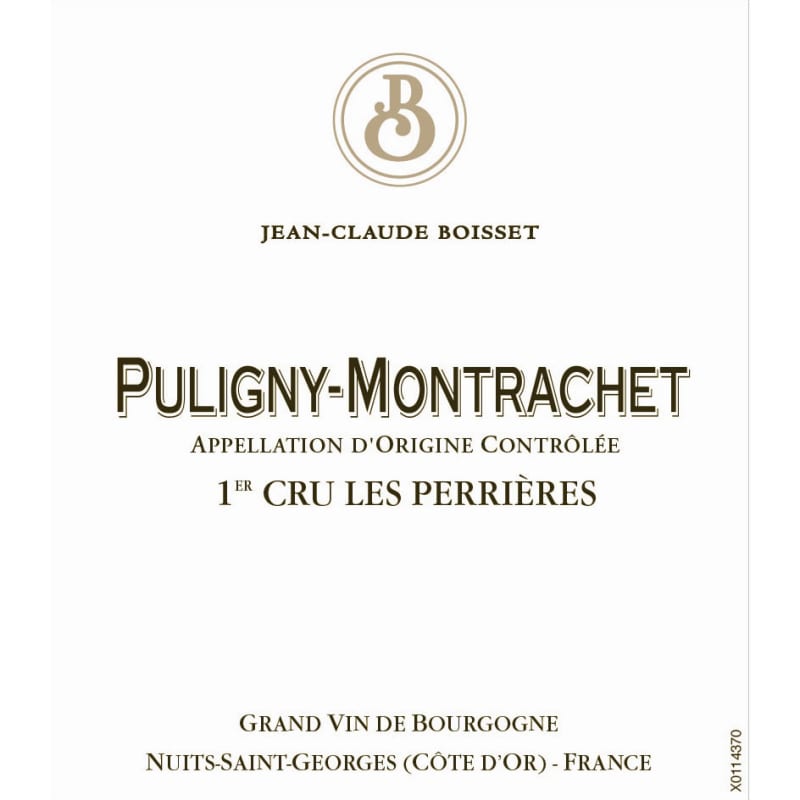 Jean-Claude Boisset Puligny-Montrachet Les Perrieres Premier Cru 2011 Front Label