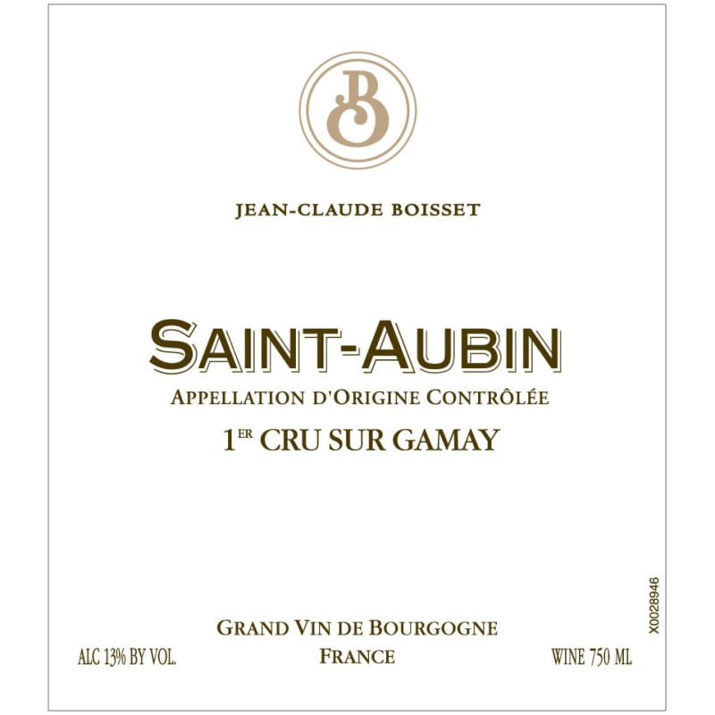 Jean-Claude Boisset St. Aubin Premier Cru Sur Gamay 2011 Front Label
