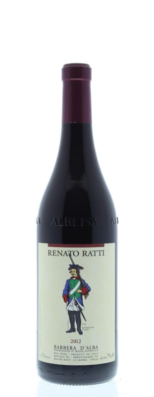 Renato Ratti Barbera d'Alba 2012 Front Bottle Shot