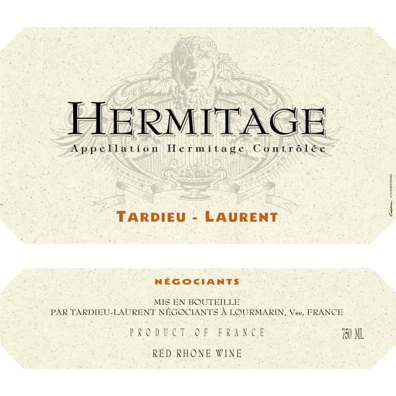 Tardieu-Laurent Hermitage 2009 Front Label
