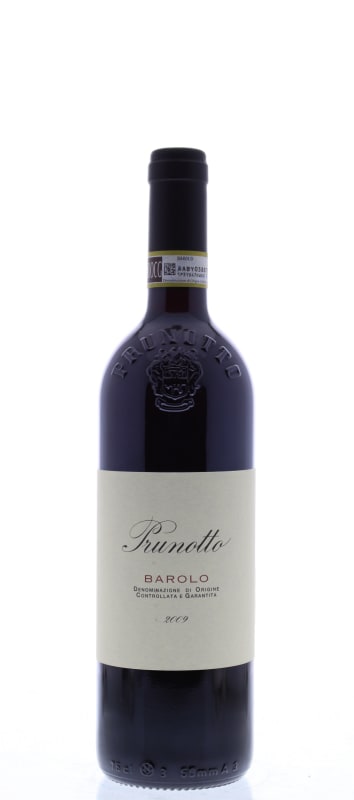 Prunotto Barolo 2009 Front Bottle Shot
