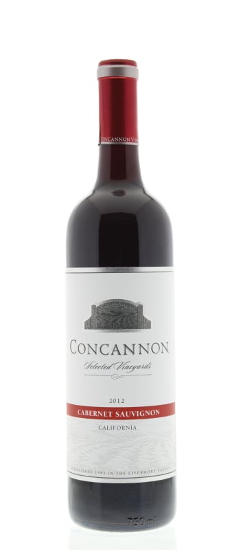 Concannon Selected Vineyards Cabernet Sauvignon 2012 Front Bottle Shot