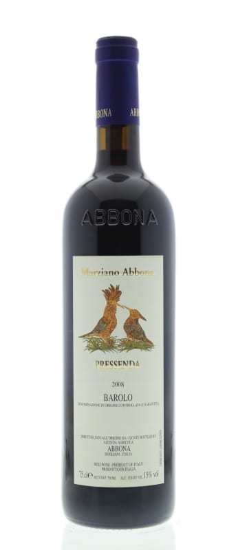 Abbona Barolo Pressenda 2008 Front Bottle Shot