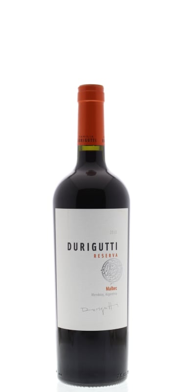 Durigutti Malbec Reserva 2010 Front Bottle Shot