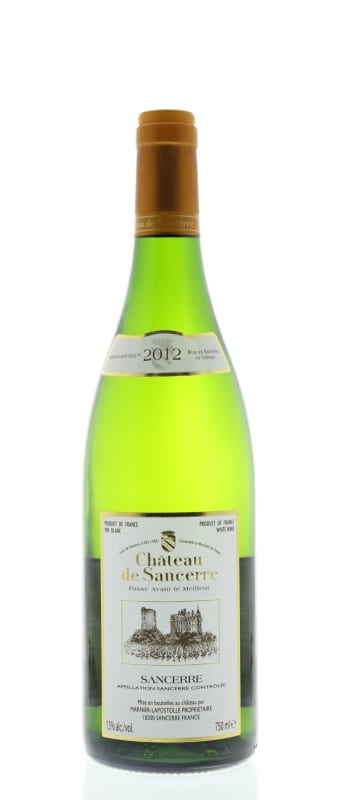 Chateau de Sancerre Blanc 2012 Front Bottle Shot